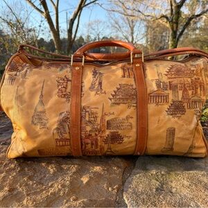 Vintage Arte Preziosa by Portone Italian duffel bag